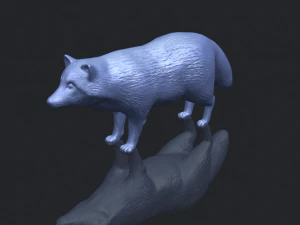 fox 3D Print Model