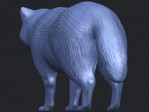 fox 3D Print Model