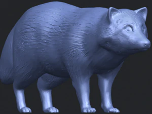 fox 3D Print Model