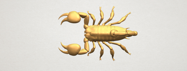 scorpion Modello di stampa 3D .c4d .max .obj .3ds .fbx .stl .blend 