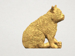 猫02 3D 打印模型