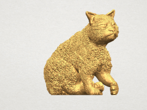 cat 02 3D Print Model