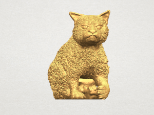 cat 02 3D 프린트 모델