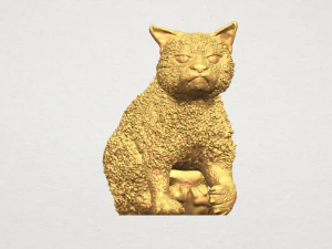 猫02 3D 打印模型
