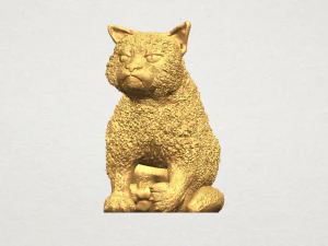 猫02 3D 打印模型