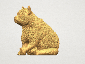 cat 02 3D 프린트 모델