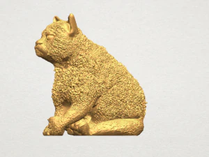 猫02 3D 打印模型