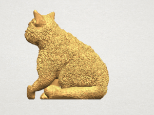 cat 02 3D 프린트 모델
