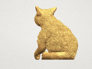 cat 02 3D 프린트 모델