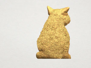 猫02 3D 打印模型