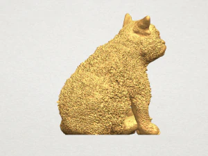 猫02 3D 打印模型