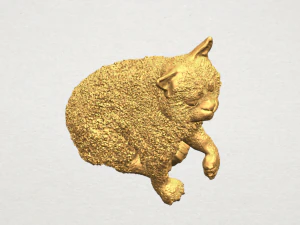 猫02 3D 打印模型