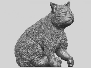 猫02 3D 打印模型
