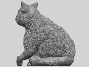 cat 02 3D 프린트 모델