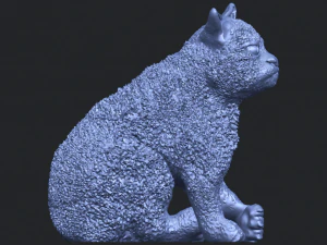 猫02 3D 打印模型
