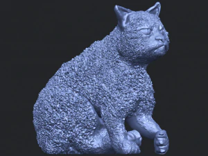 猫02 3D 打印模型