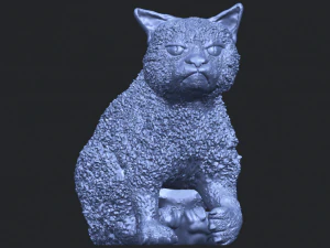 猫02 3D 打印模型