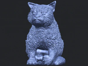 猫02 3D 打印模型