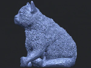 猫02 3D 打印模型