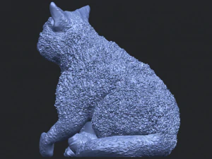 猫02 3D 打印模型