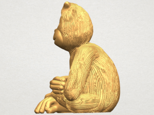 chimpanzee 3Dプリントモデル