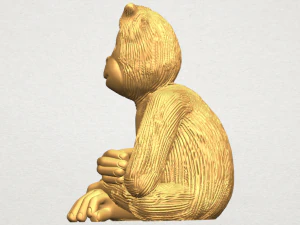 chimpanzee 3D Print Model