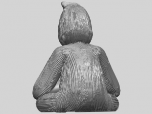 chimpanzee 3Dプリントモデル