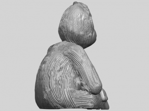 chimpanzee 3Dプリントモデル