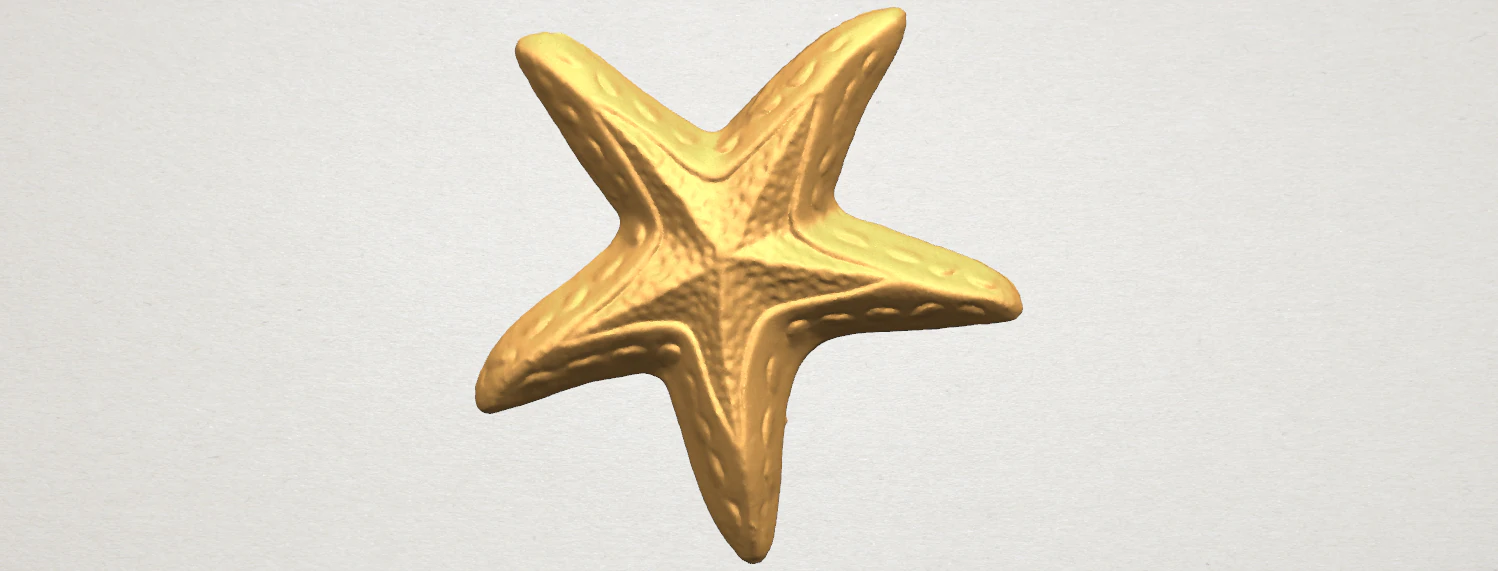 estrella de mar 01 Modelo de impresión 3D .c4d .max .obj .3ds .fbx .stl .blend
