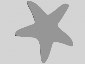 starfish 01 3D-printmodel