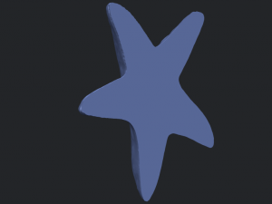 starfish 01 3D-printmodel