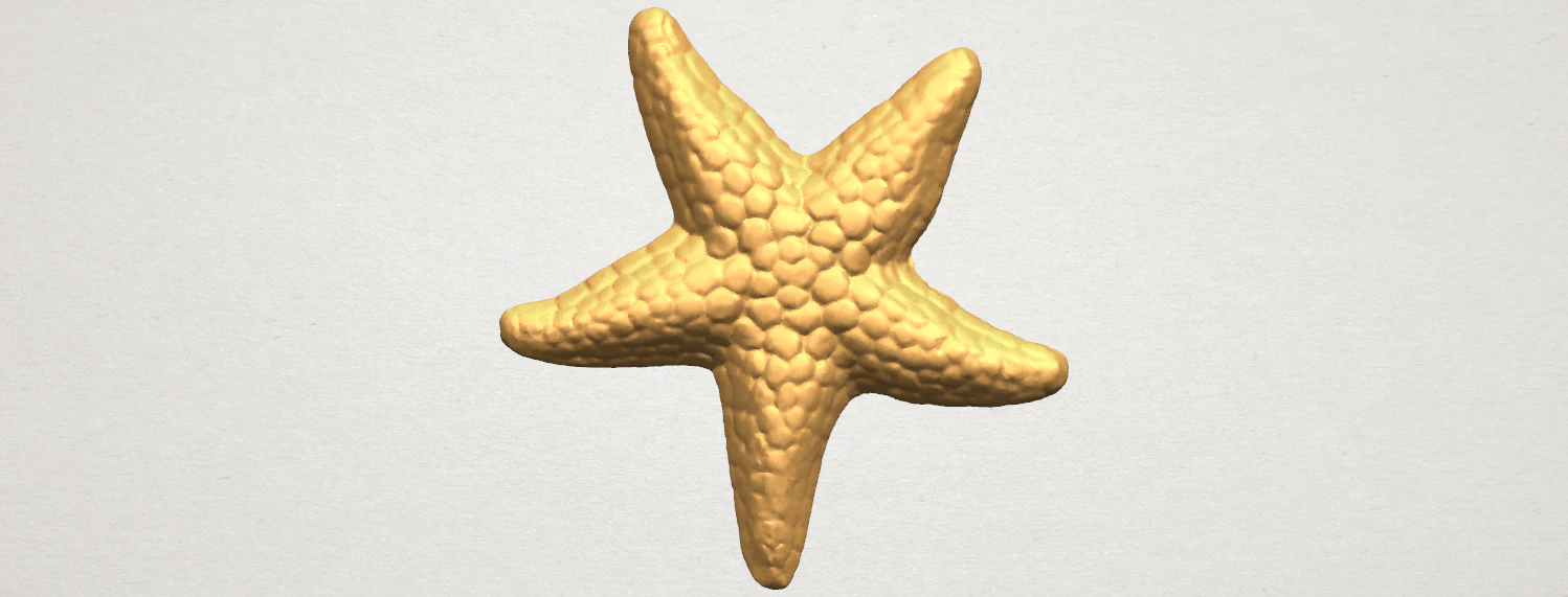 starfish 02 3D Print Model .c4d .max .obj .3ds .fbx .stl .blend 