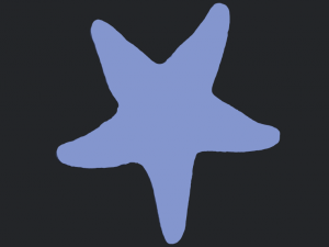 starfish 02 Model do druku 3D