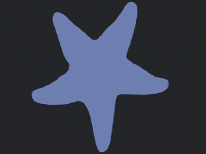 starfish 02 Model do druku 3D