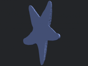 starfish 02 Model do druku 3D