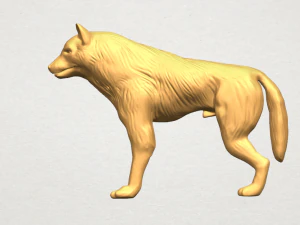 lobo Modelo de Impressão 3D