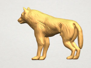wolf 3D Print Model