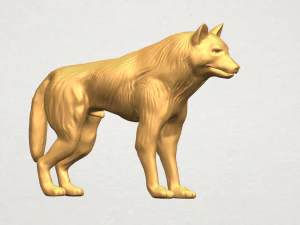 wolf 3D Print Model