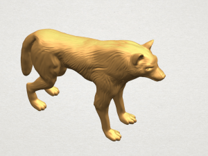 wolf Modèles 3D en vedette