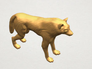 wolf 3D Print Model