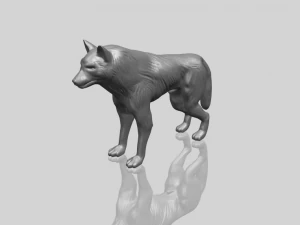 wolf 3D Print Model