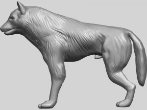 wolf 3D Print Model
