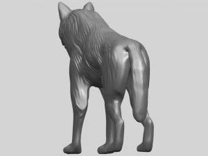 wolf 3D Print Model