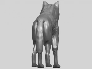 wolf 3D Print Model