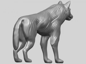 wolf 3D Print Model