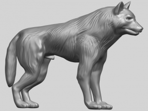 wolf Modèles 3D en vedette