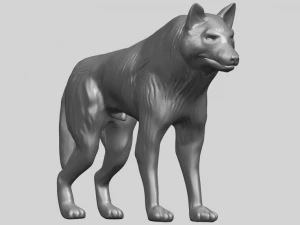 wolf 3D Print Model