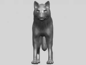 wolf 3D Print Model