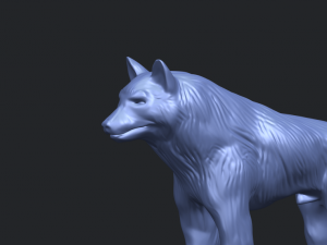 wolf Modèles 3D en vedette