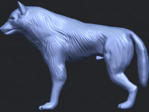 wolf 3D Print Model
